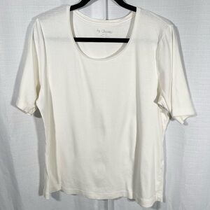 Chico's The Ultimate Tee Women's Size 3 (US XL/16) Ivory